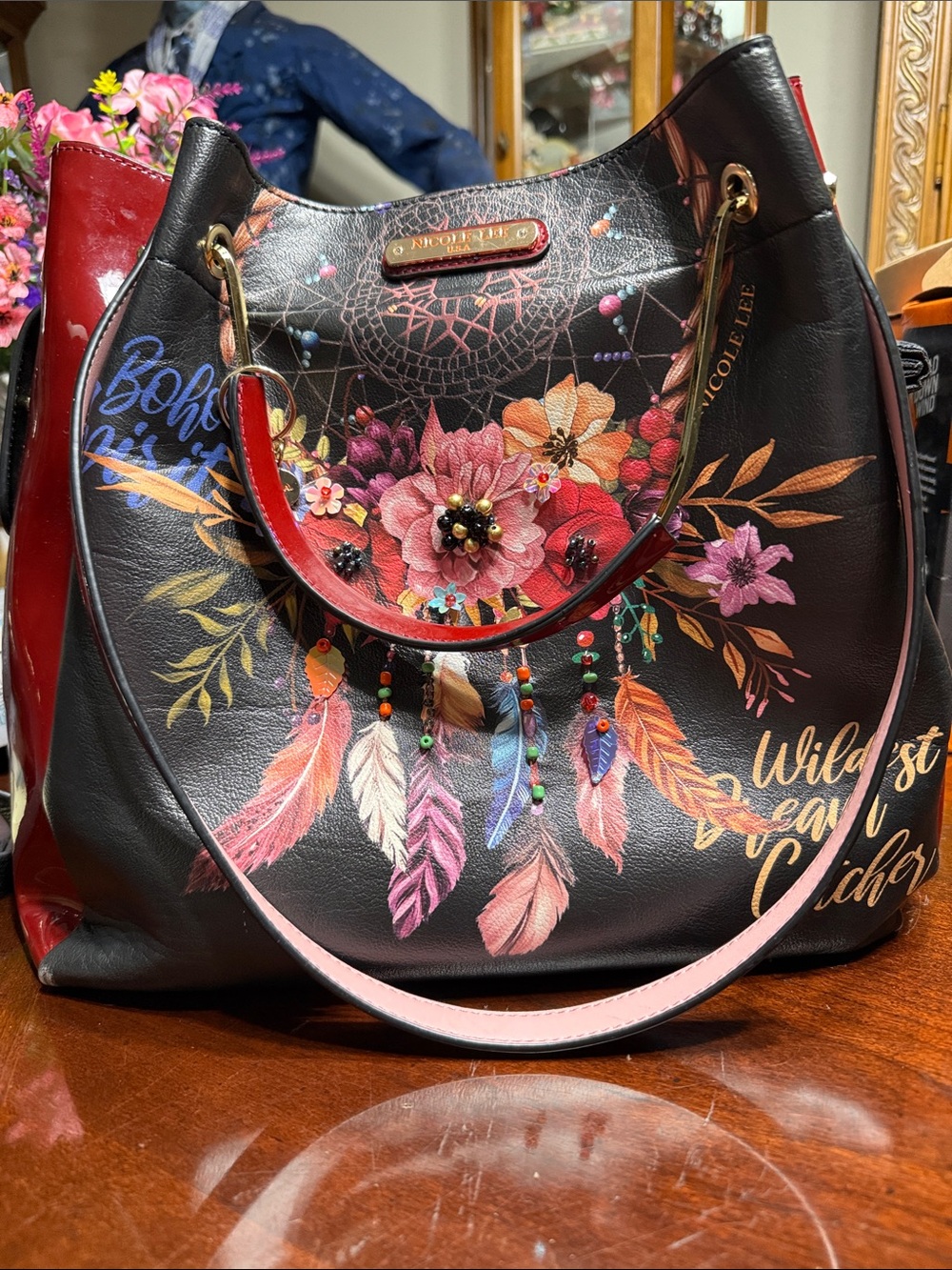 Nicole Lee Floral Dreamcatcher Bag